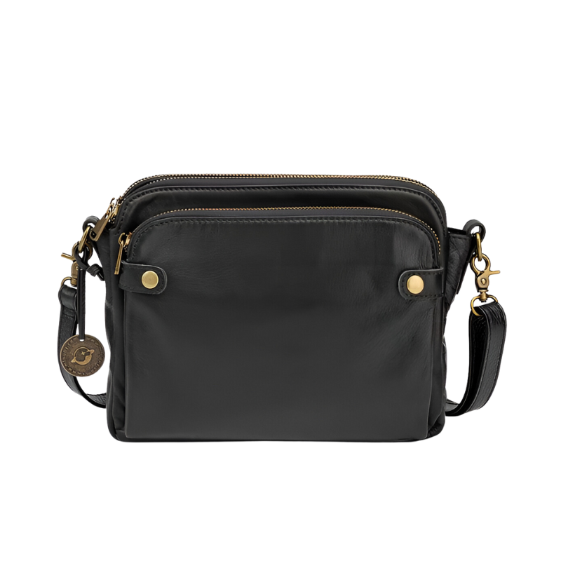 bags : Schoudertas Bruin - AgentBag - Leren Crossbody Schoudertassen in van Pantino