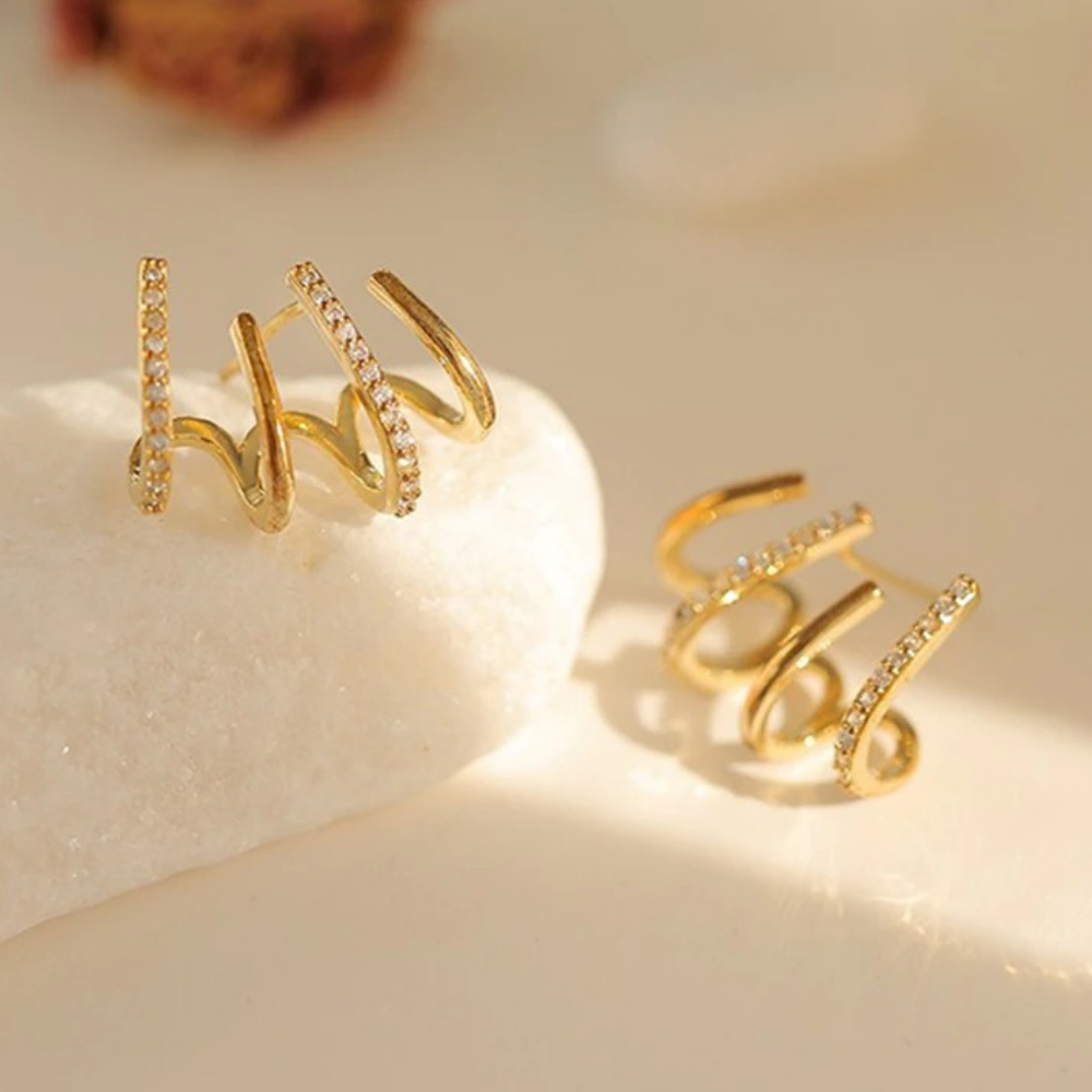 Earrings : Elegante Oorbellen (1+1) in van Pantino
