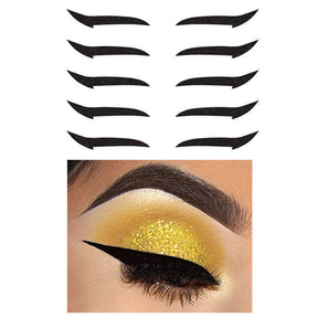 Eyeliner Sticker : Perfect Eyeliner Sticker Dames - Goud in Zwart van Pantino