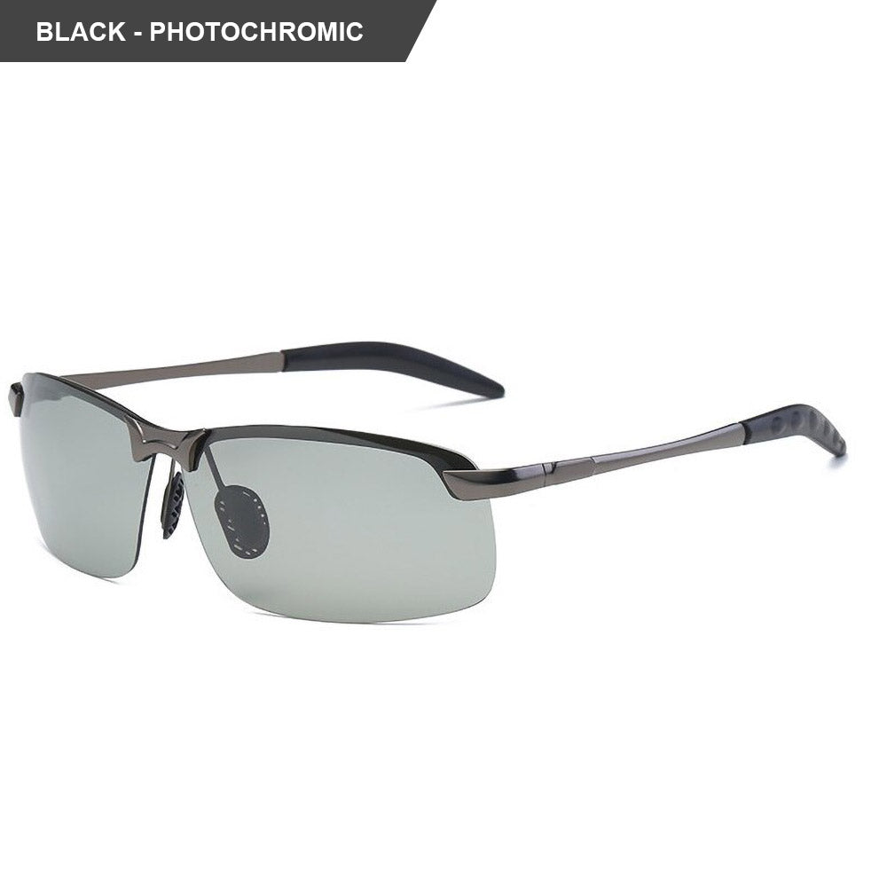 Sunglasses : Photochrome Sunglasses Heren - Zwart in Zwart van Pantino