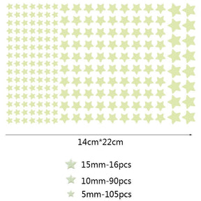 home & garden : Luminous Stars Stickers Kinderen in Sterren van Pantino
