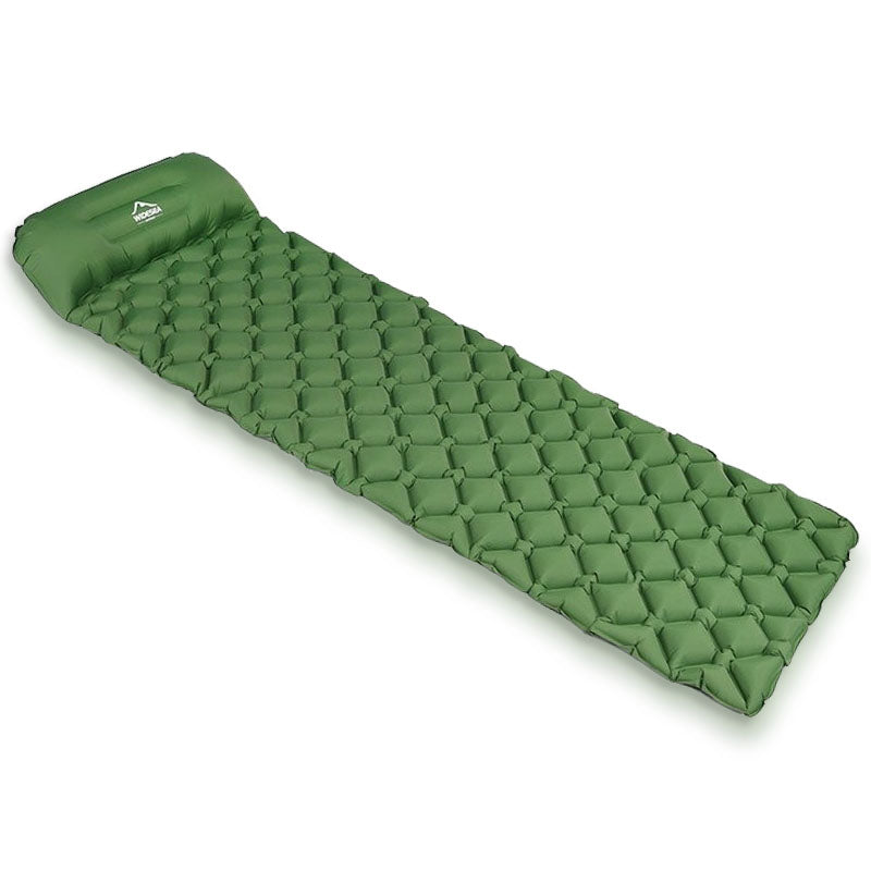 other : Matrastopper Blauw Pro - Memory Foam - Anti-Slip in Groen van Pantino