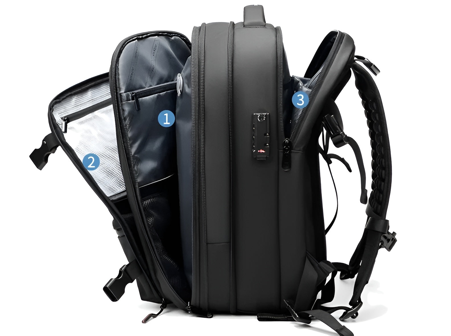 bags : PackPro Rugzak - Efficiënt Inpakken met Grote Vacuümcompressie in van Pantino