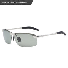 Sunglasses : Photochrome Sunglasses Heren - Zwart in Zilver van Pantino