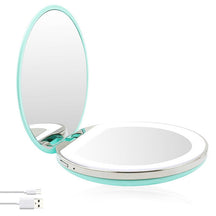 Portable Mirror : Portable Led Mirror - Roze in Groen van Pantino