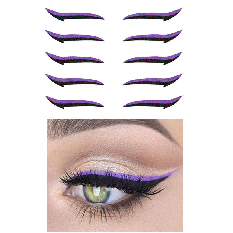 Eyeliner Sticker : Perfect Eyeliner Sticker Dames - Goud in Paars van Pantino