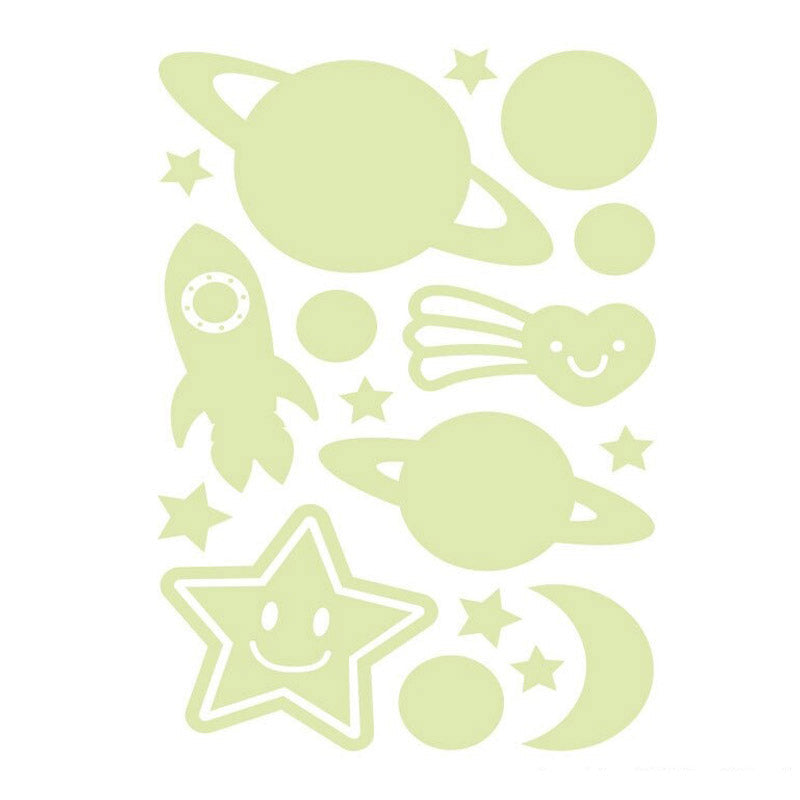 home & garden : Luminous Stars Stickers Kinderen in Multi Designs van Pantino