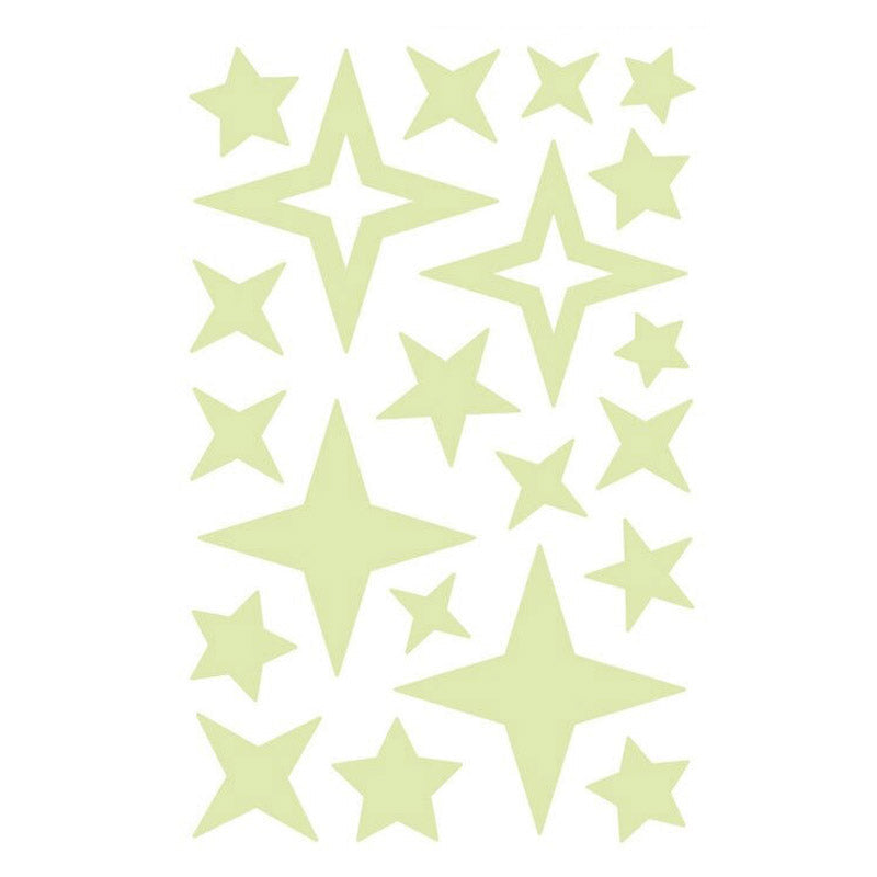 home & garden : Luminous Stars Stickers Kinderen in Ruiten van Pantino