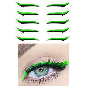 Eyeliner Sticker : Perfect Eyeliner Sticker Dames - Goud in Flourescent van Pantino