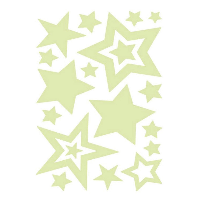 home & garden : Luminous Stars Stickers Kinderen in Gemengde Sterren van Pantino