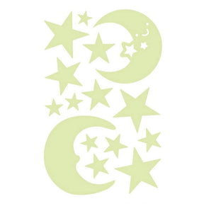 home & garden : Luminous Stars Stickers Kinderen in Maan en Sterren van Pantino