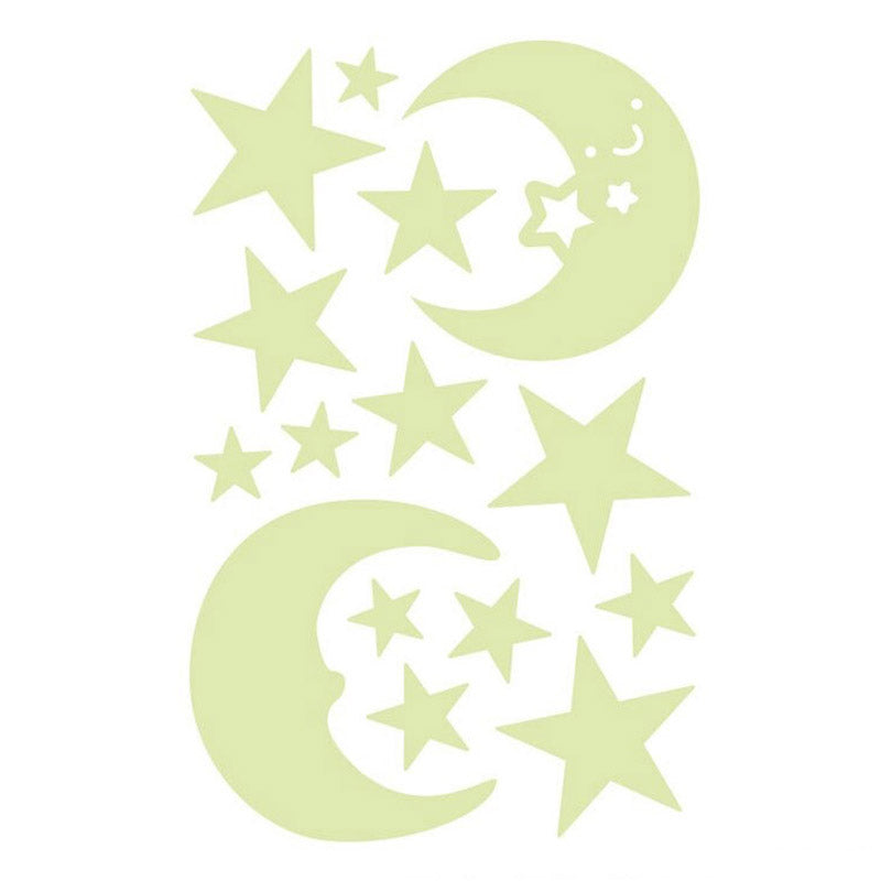 home & garden : Luminous Stars Stickers Kinderen in Maan en Sterren van Pantino