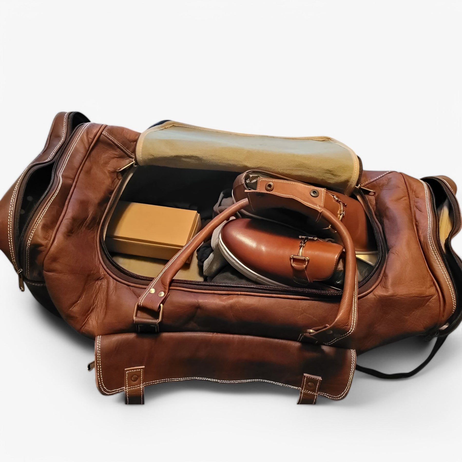 bags : Stijlvolle en Ruime Weekender Duffle in van Pantino