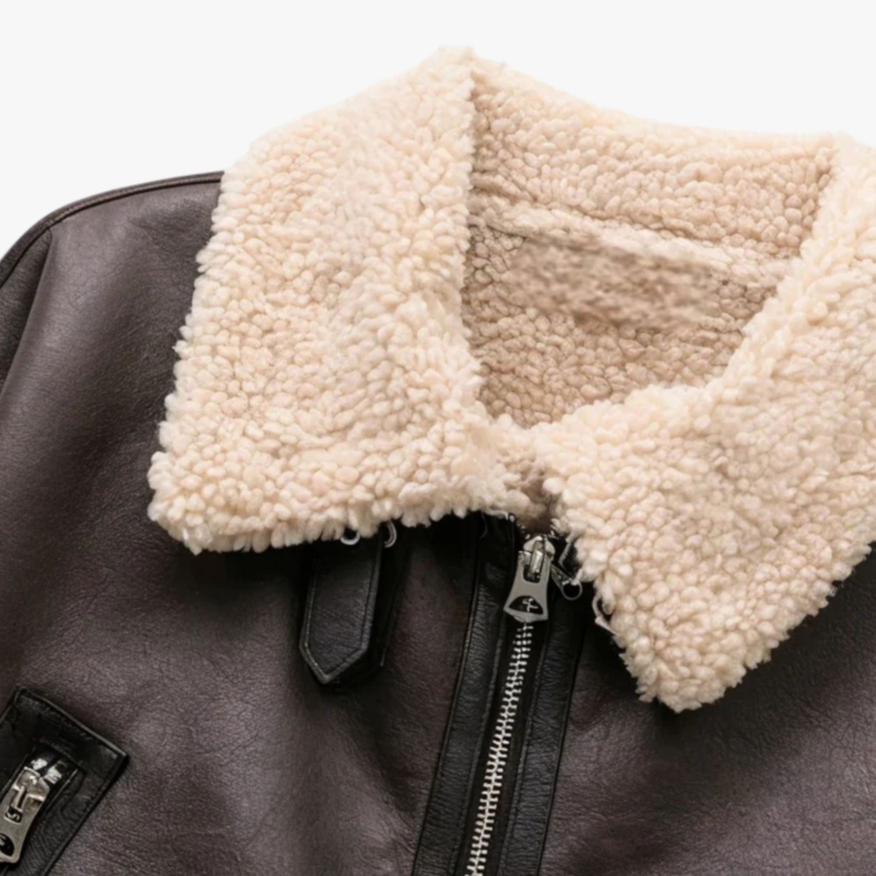Jacket : Jas Dames Bruin - Vintage Lange Mouw Jasje in van Pantino