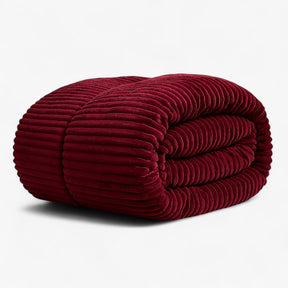 home & garden : Knuffelig Dekbed Winterdekbedovertrek - Turquoise in Bordeaux van Pantino