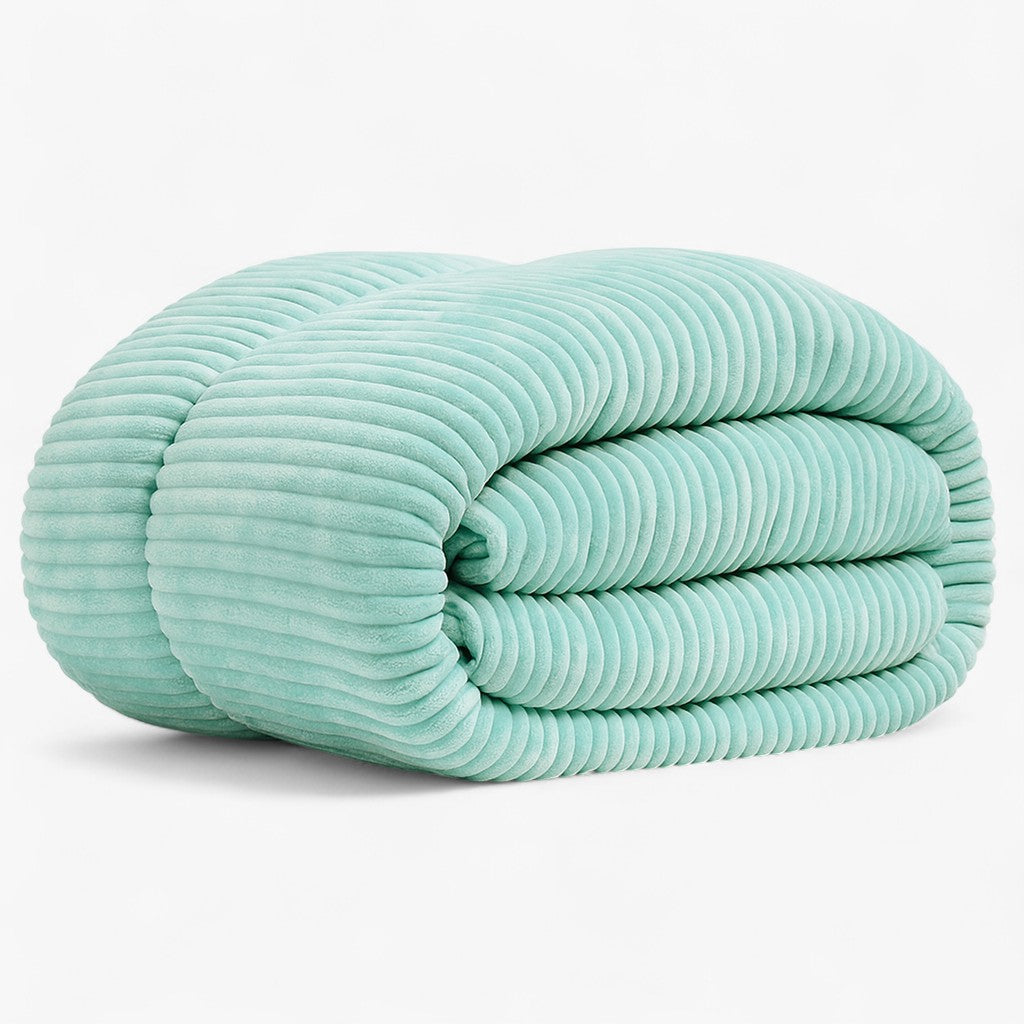 home & garden : Knuffelig Dekbed Winterdekbedovertrek - Turquoise in Turquoise van Pantino