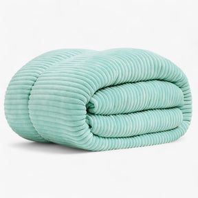 home & garden : Knuffelig Dekbed Winterdekbedovertrek - Turquoise in Turquoise van Pantino