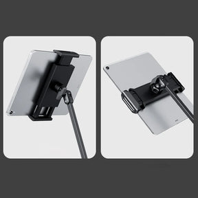 Tablet Stand : Verstelbare Tablet Houder - Stabiel Bureau Bed Keukentafel - Aluminium in van Pantino