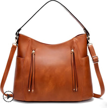 bags : Elegante Vintage Leren Tas met Stijl - Bruin in Bruin van Pantino