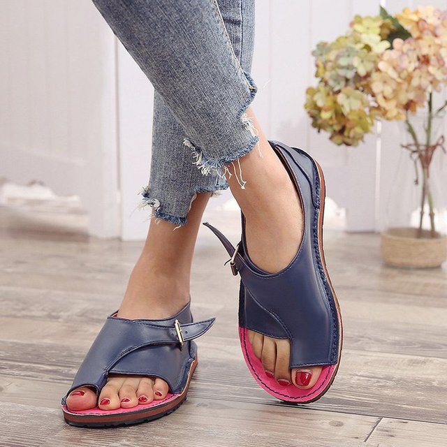 Sandals : Romantische Huwelijks Sandalen Dames - Elegante Sandalen voor een Betoverende Bruiloft - Donkerblauw in Donkerblauw van Pantino