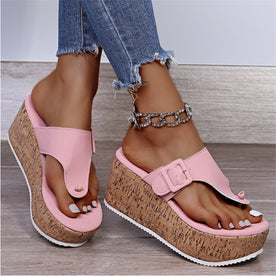 Sandals : Orthopedische Sandalen Dames - Comfortabele Ergonomische Zomer Sandalen in Roze van Pantinoshop