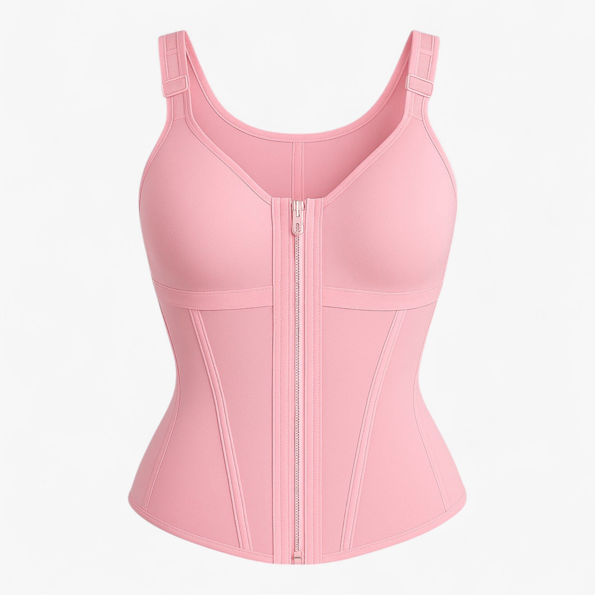 Women's Clothes : Vrouwen Corset voor een Perfecte Silhouette - Zwart in Roze van Pantino