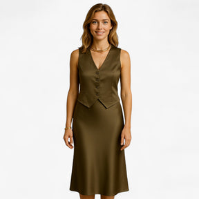 Women Set : Rok Dames - Elegante Top en Set in van Pantino