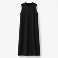 Zomerjurk Dames Zwart - Lange Polyester