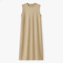 Women's Dress : Zomerjurk Dames Zwart - Lange Polyester in Khaki van Pantino