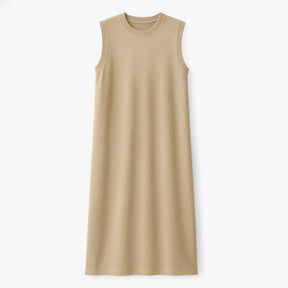 Women's Dress : Zomerjurk Dames Zwart - Lange Polyester in Khaki van Pantino