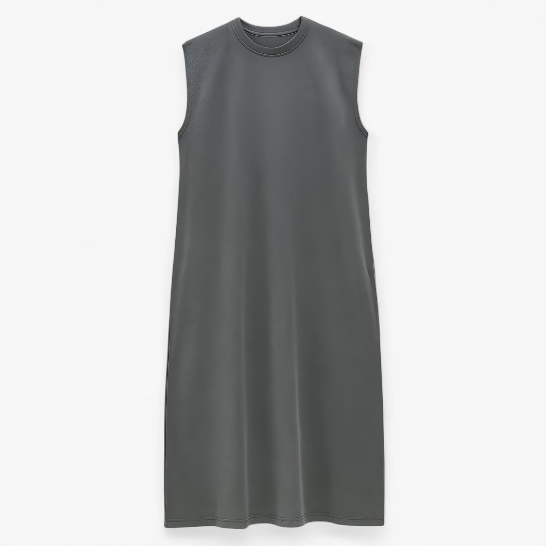Women's Dress : Zomerjurk Dames Zwart - Lange Polyester in Donkergrijs van Pantino