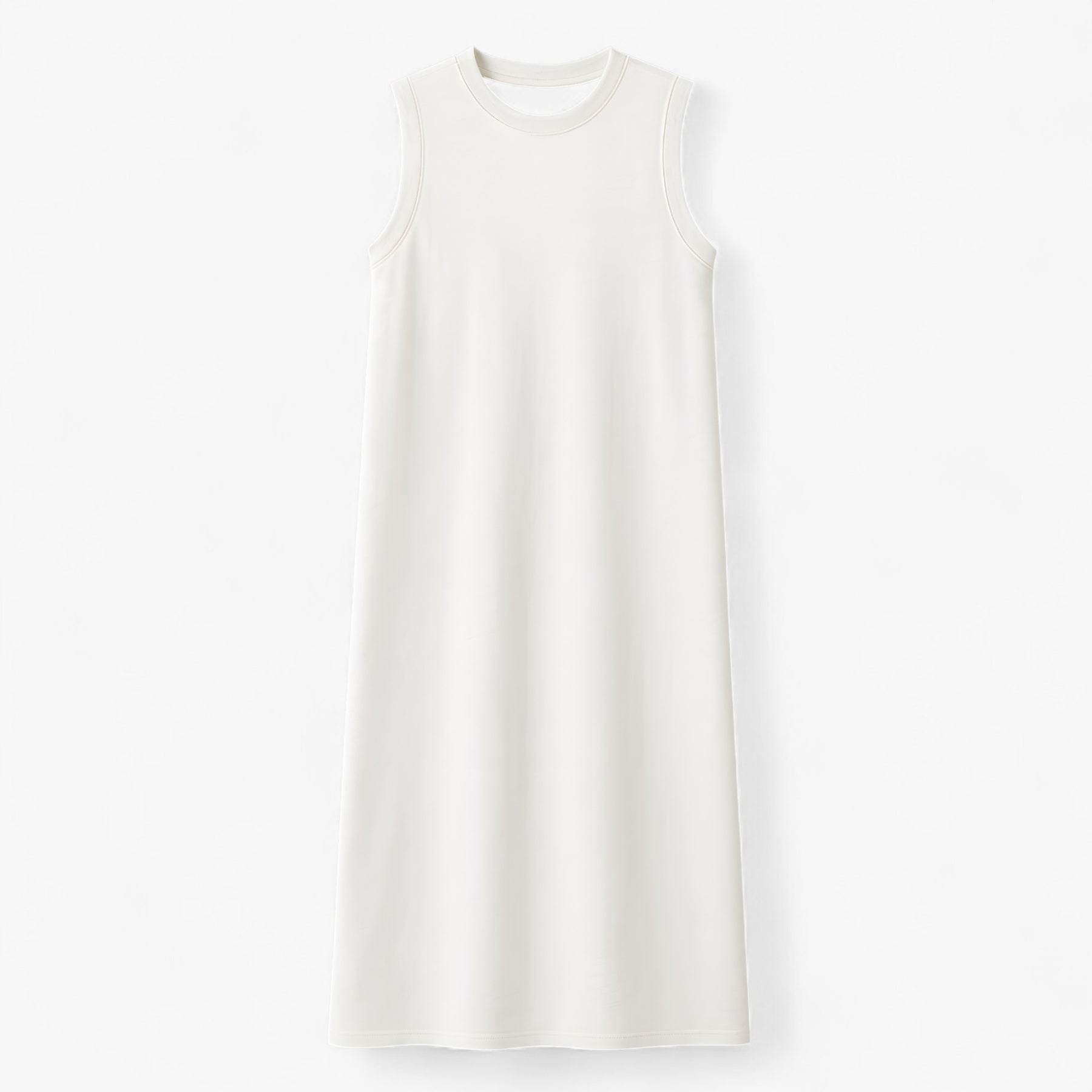 Women's Dress : Zomerjurk Dames Zwart - Lange Polyester in Wit van Pantino