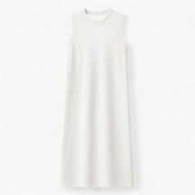Women's Dress : Zomerjurk Dames Zwart - Lange Polyester in Wit van Pantino