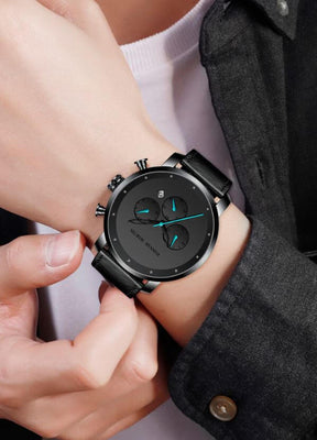 watches : Horloge Heren Bruin-Rood - Chronograaf in van Pantino