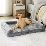 Orthopedic Waterproof Gray Dog Bed