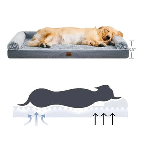 pets : Orthopedisch Waterdicht Grijs Hondenbed in van Pantino