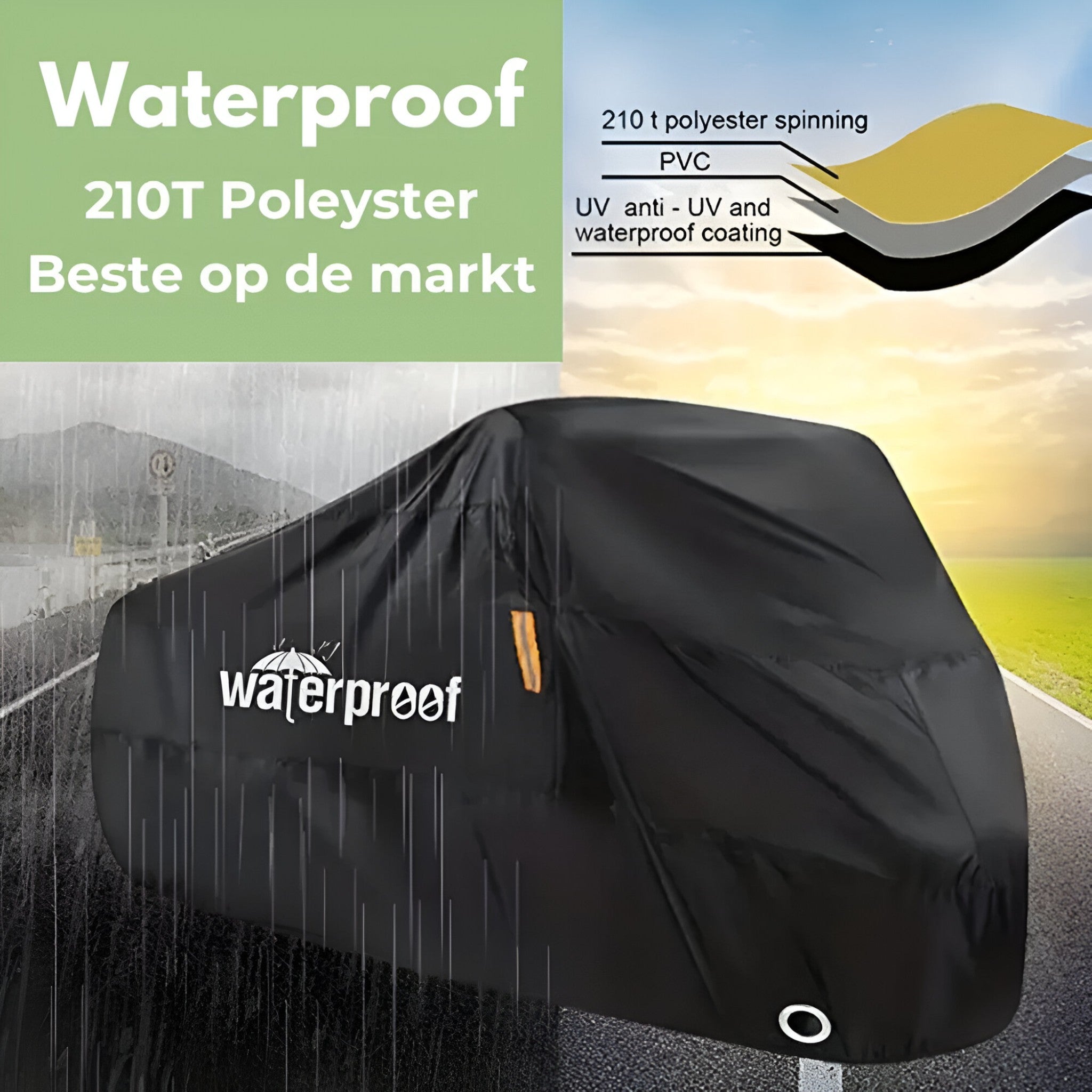 outdoor equipment : Gel Fietszadelhoes Waterdicht & Universeel - Comfortabel Zadeldek voor Heren & Dames in van Pantino