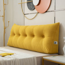 home & garden : Luxe Chic - Ergonomisch Wigkussen voor Ultiem Comfort - Donkergroen in Geel van Pantino