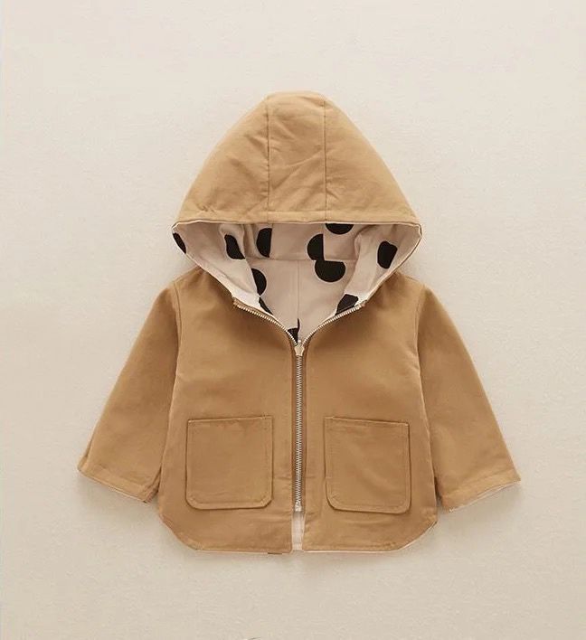 Jacket : Jas Unisex Beige - Veelzijdige 2-in-1 Reversible - Dubbel de Stijl, Dubbel het Plezier in van Pantino