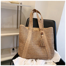 bags : Handtas Dames Bruin - EcoChic - Rattan in Bruin van Pantino