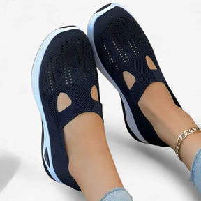 Sneakers : Chaussures Femme en Denim Légères & Confortables avec Amorti Efficace in van Pantino