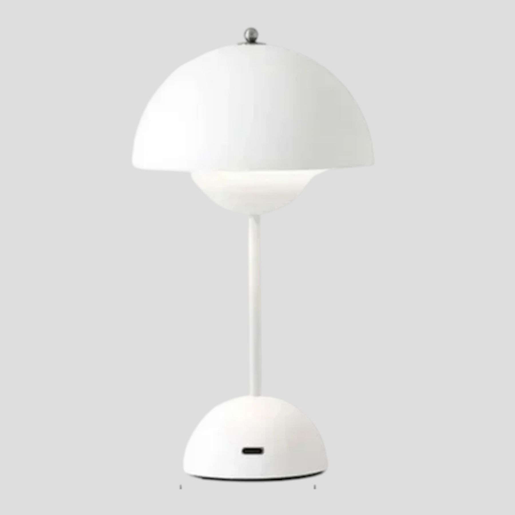 Lampes de table : Acryl USB oplaadbare LED-tafellamp – paddestoelontwerp, 30 cm in van Pantino