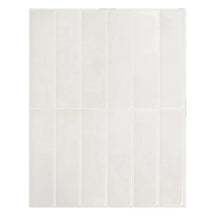 home & garden : Harmony Tegels - 4 Stuks Decoratieve Keramische Tegels in Wit van Pantino