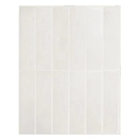 home & garden : Harmony Tegels - 4 Stuks Decoratieve Keramische Tegels in Wit van Pantino