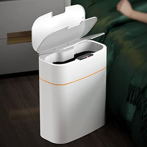 home & garden : Smart Prullenbak 13 L - Met Infrarood Sensor - Wit in Wit - USB van Pantino