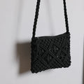 Borsa a tracolla boho da donna - Corda di cotone intrecciata eco - Cotone