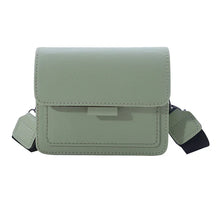 bags : Vierkante Crossbody Tas Dames - Verstelbare Schouderband - PU-Leer in Licht groen van Pantino