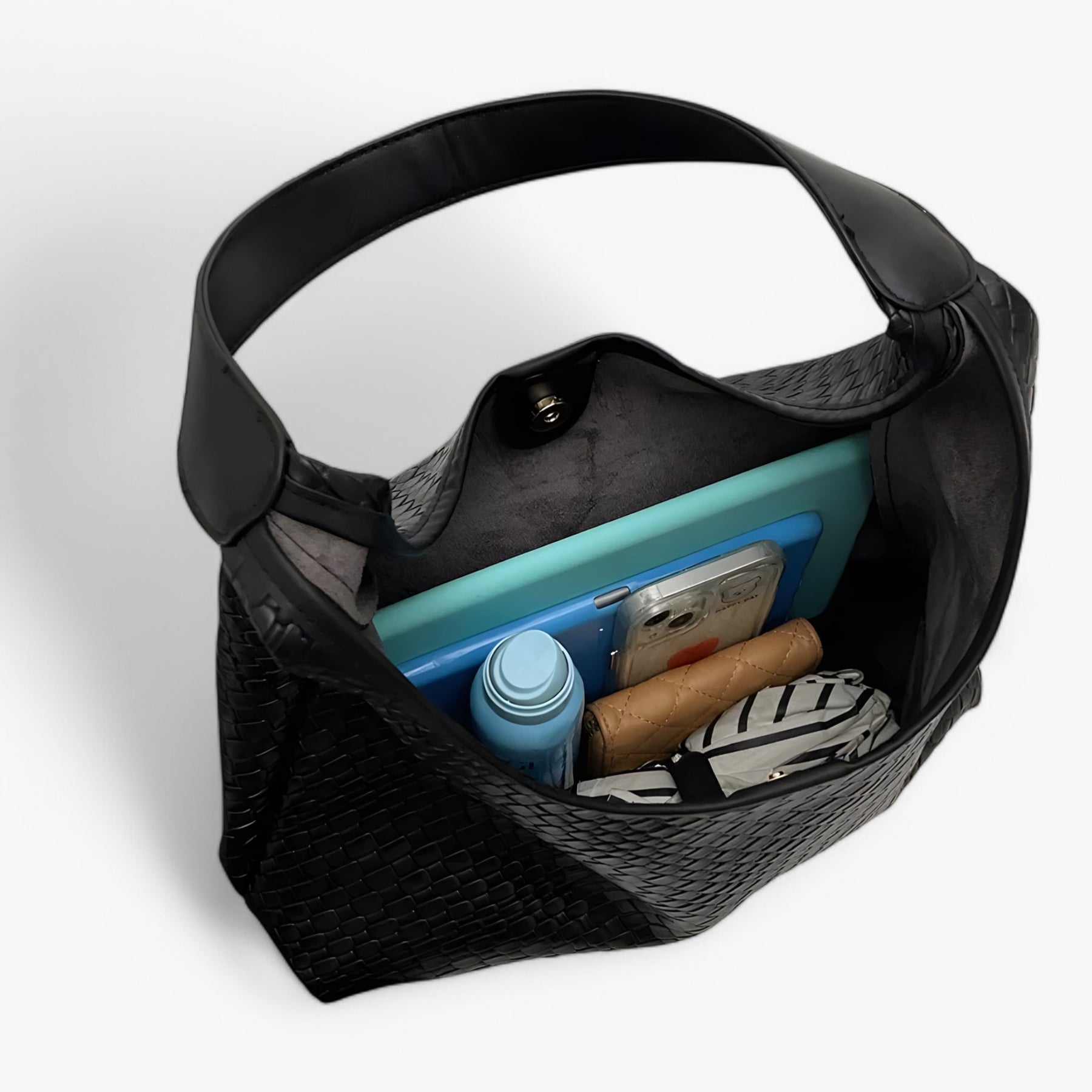 bags : Hobo Schoudertas Dames - Veelzijdig Zachte Leer Draagopties - PU-Leer in van Pantino