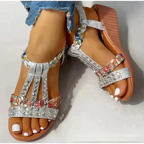 Sandals : Sandalen Dames Goud - Stijlvolle Orthopedische - Perfect voor die Comfort en Gezondheid Willen in van Pantino