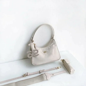 bags : Handtas Zwart - Vintage Esthetische in Wit van Pantino